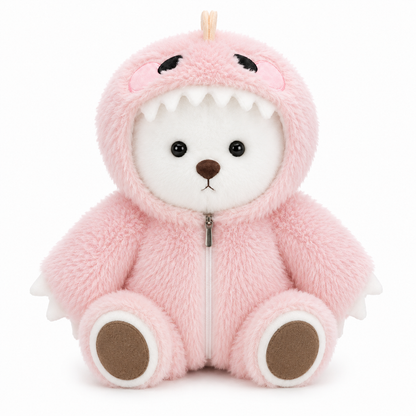 Cute Teddy Bear with Dino Outfit